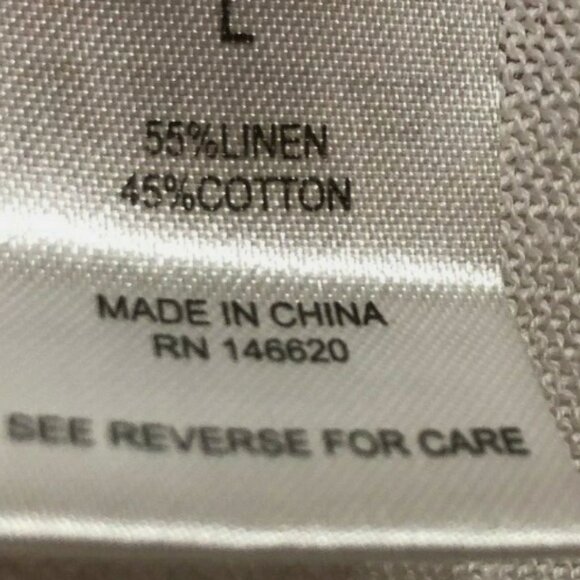 BRAND NEW Unwine Linen COTTON-Blend Sweater, White Multicolor LARGE - Picture 6 of 6